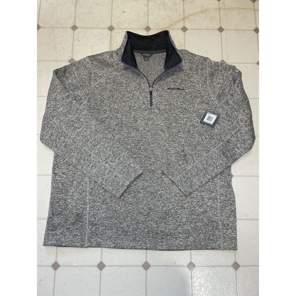 Eddie Bauer Fleece Sweater Quarter Zip Men's Size 2XL Hiking‎ Outdoors